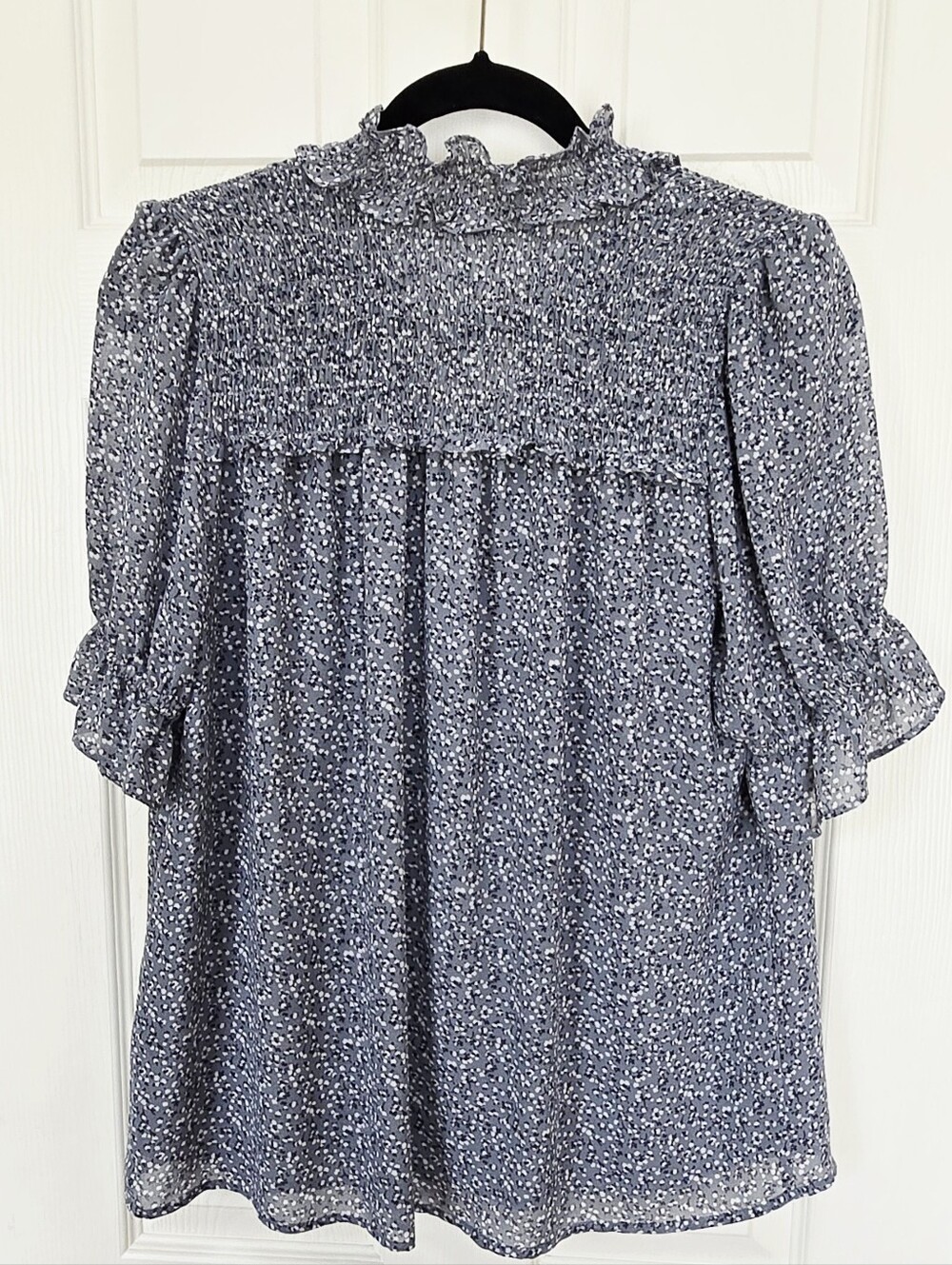 Pleione  Smocked Yoke Blouses (2) - Picture 7 of 9